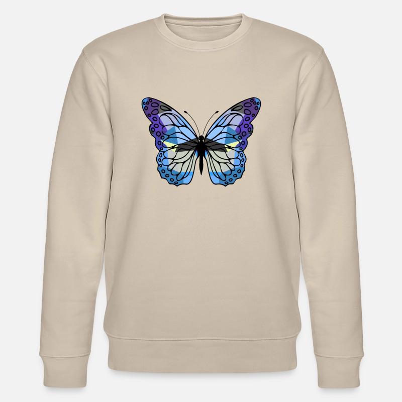 Schmetterling - Stanley/Stella Unisex Bio-Sweatshirt CHANGER  - Beige