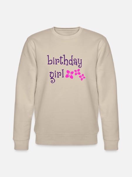 Birthday Girl - Stanley/Stella CHANGER Unisex Organic Sweatshirt - beige