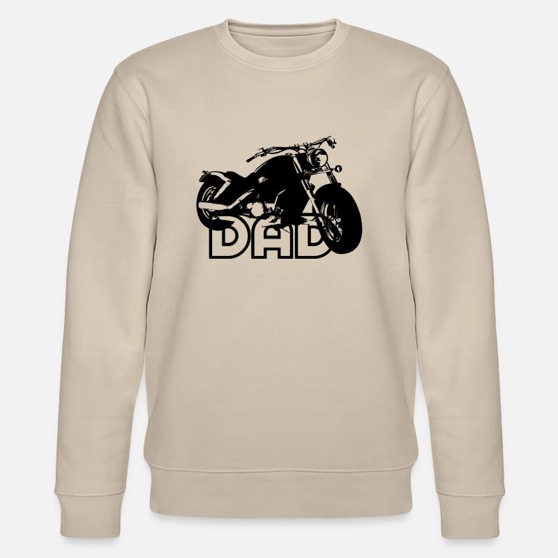 DAD noir motard - Sweat bio CHANGER Stanley/Stella Unisexe - beige