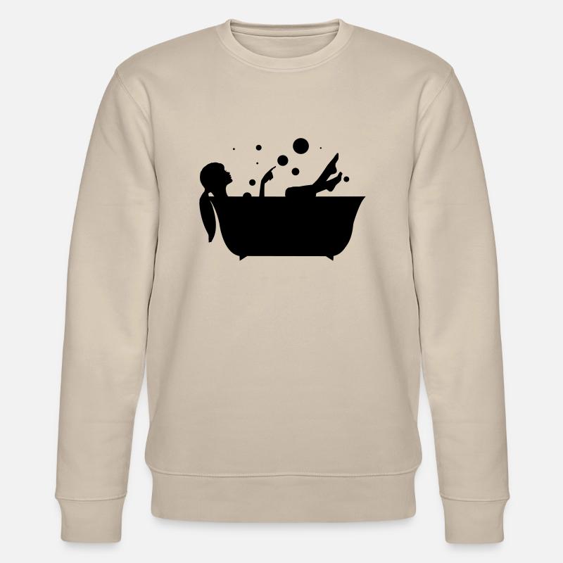 bathtube - Stanley/Stella Unisex Bio-Sweatshirt CHANGER  - Beige