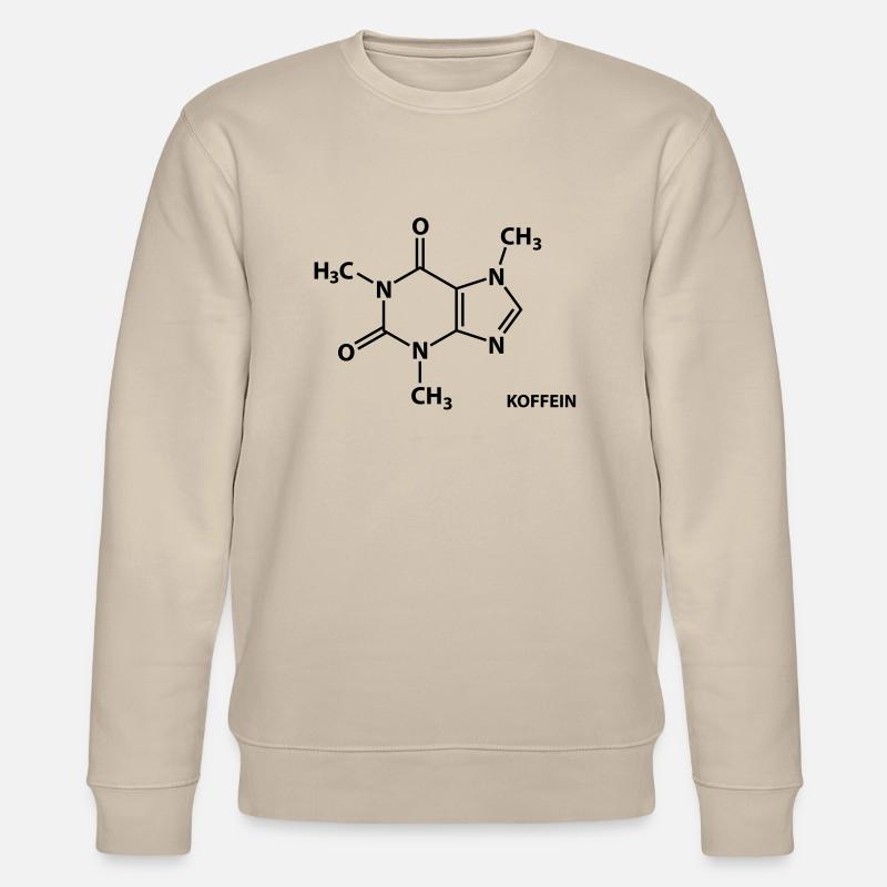 Koffein - Stanley/Stella Unisex Bio-Sweatshirt CHANGER  - Beige
