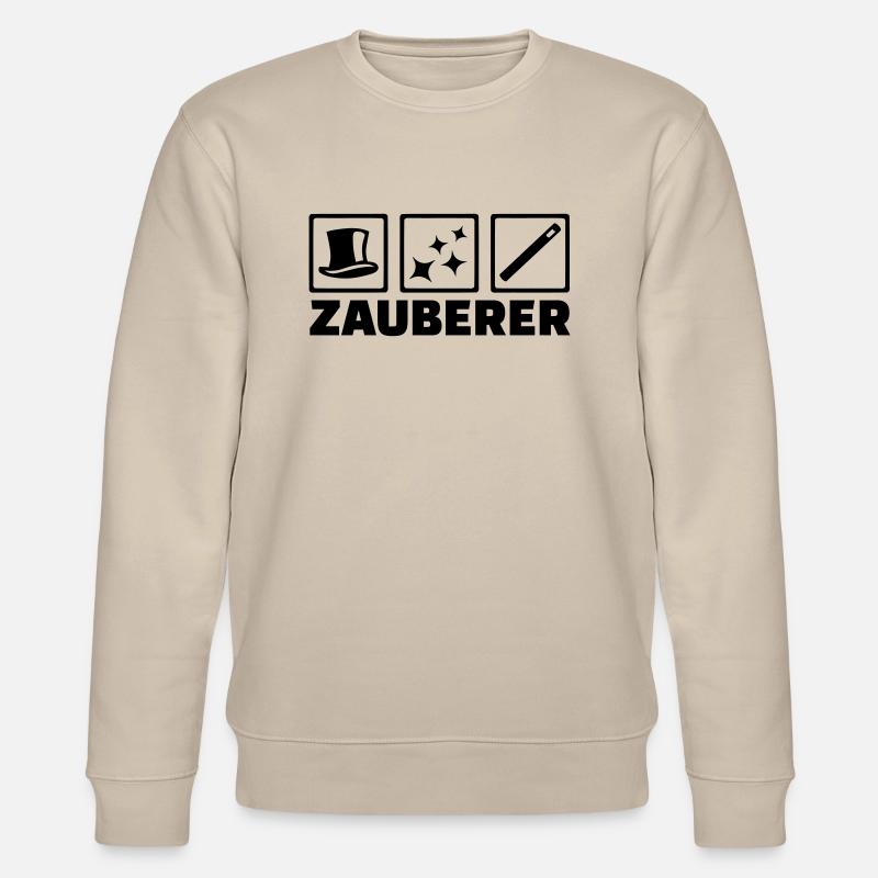 Zauberer - Stanley/Stella Unisex Bio-Sweatshirt CHANGER  - Beige