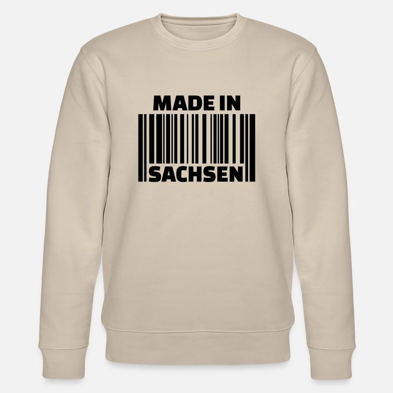 Sachsen - Stanley/Stella Unisex Bio-Sweatshirt CHANGER  - Beige