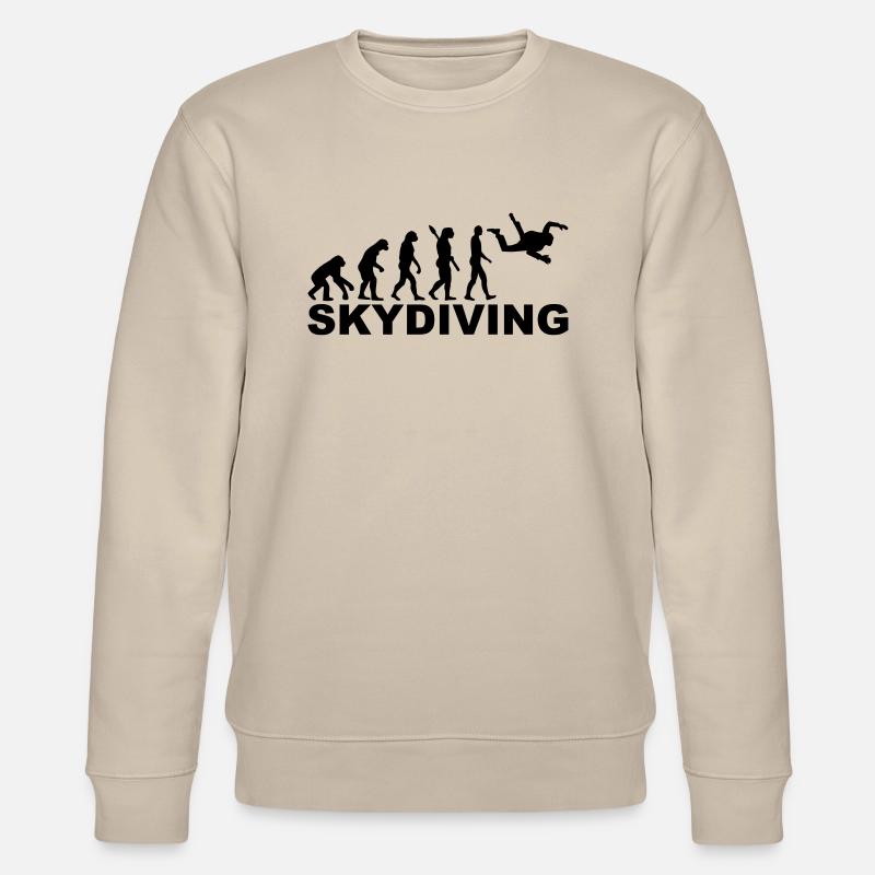 Evolution skydiving - Sweat bio CHANGER Stanley/Stella Unisexe - beige