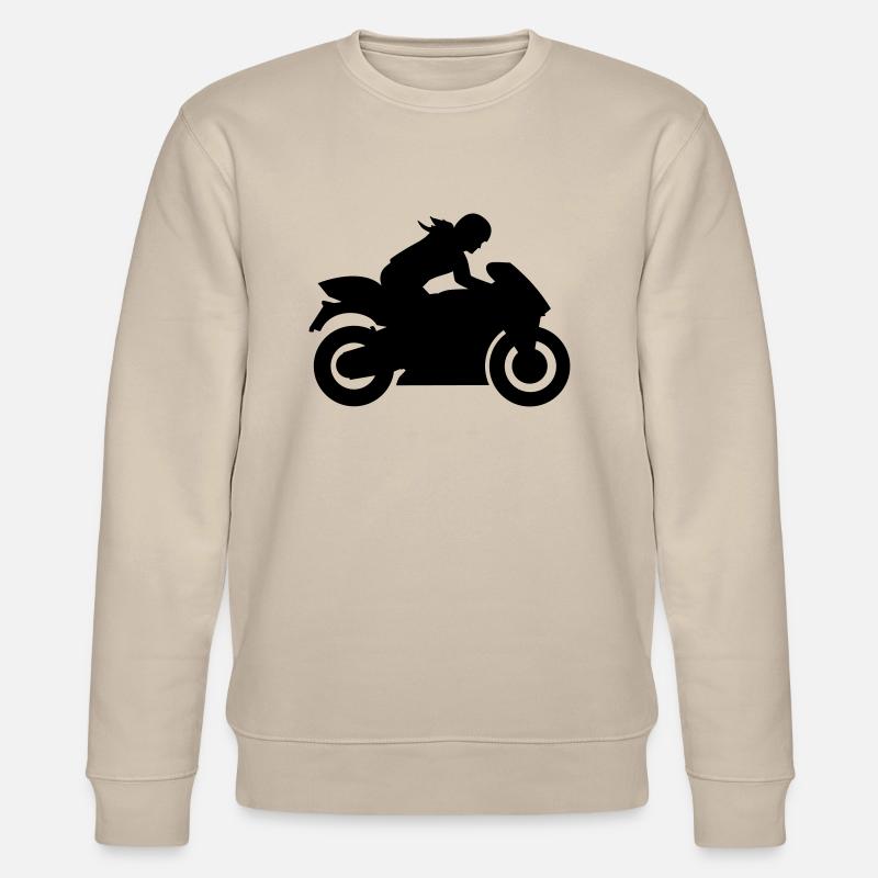 Motocycle - Sweat bio CHANGER Stanley/Stella Unisexe - beige
