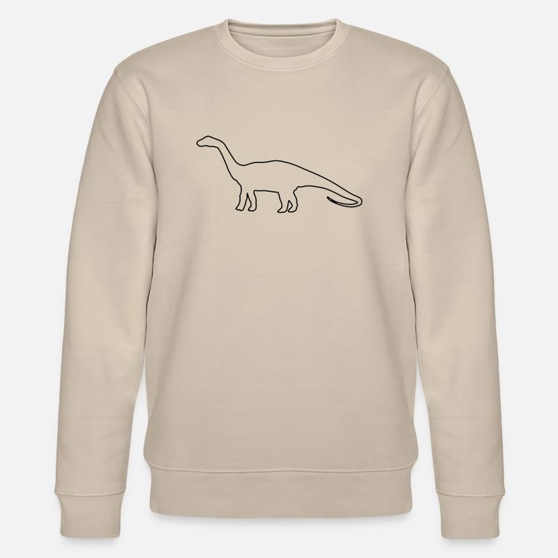 dino - Stanley/Stella Unisex Bio-Sweatshirt CHANGER  - Beige