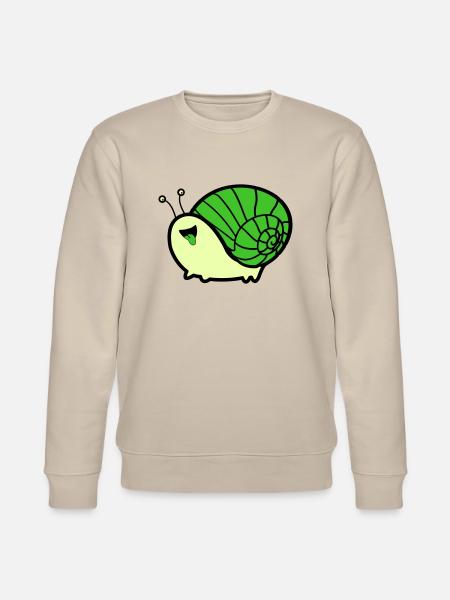 Snail Comic - Stanley/Stella CHANGER Unisex Organic Sweatshirt - beige