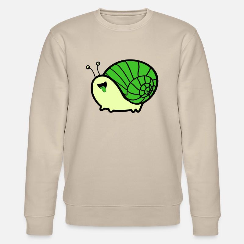 Snail Comic - Stanley/Stella CHANGER Unisex Organic Sweatshirt - beige