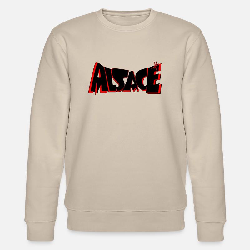 Alsace Design R - Stanley/Stella Unisex Bio-Sweatshirt CHANGER  - Beige