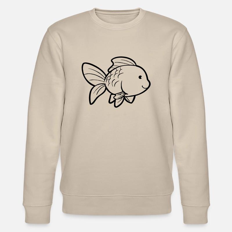 Goldfisch - Stanley/Stella Unisex Bio-Sweatshirt CHANGER  - Beige