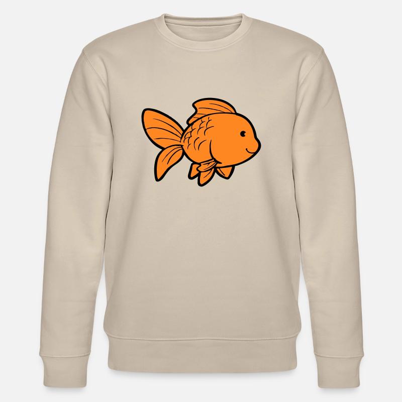 Poisson Poisson Rouge - Sweat bio CHANGER Stanley/Stella Unisexe - beige