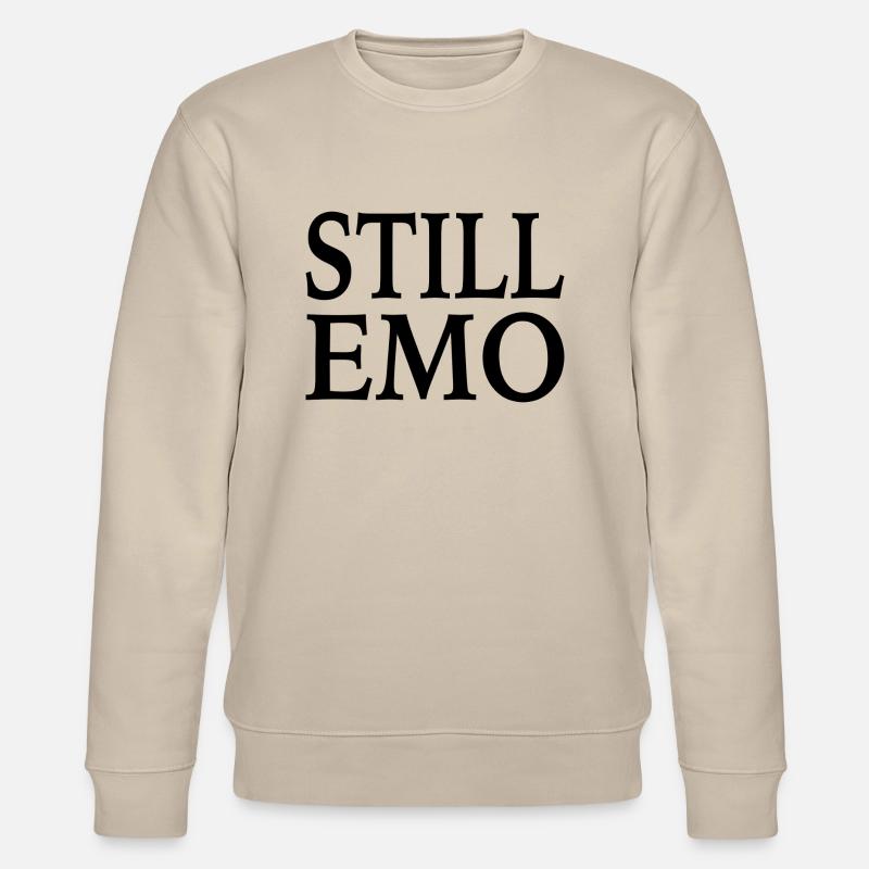 Still Emo Spruch Gothic - Stanley/Stella Unisex Bio-Sweatshirt CHANGER - Beige
