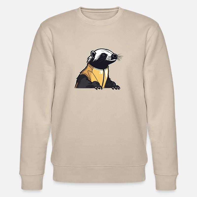 Blaireau mignon et cool - Sweat bio CHANGER Stanley/Stella Unisexe - beige