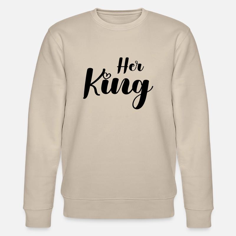her king - Stanley/Stella Unisex Bio-Sweatshirt CHANGER  - Beige