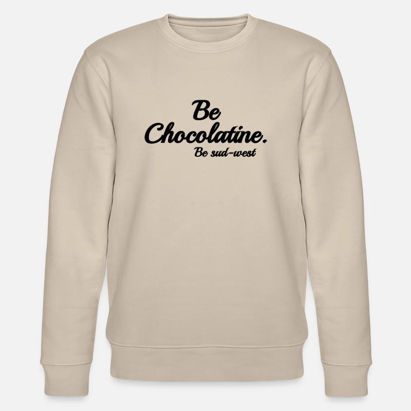 Sei schokolatine - Stanley/Stella Unisex Bio-Sweatshirt CHANGER  - Beige