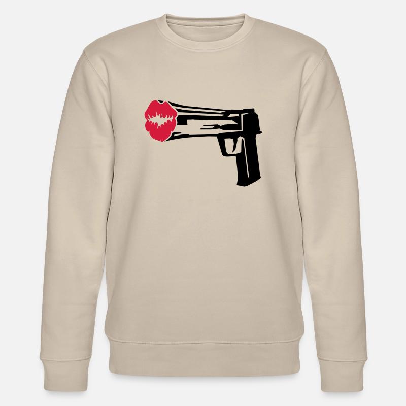 Kiss Pistol - Stanley/Stella Unisex Bio-Sweatshirt CHANGER  - Beige