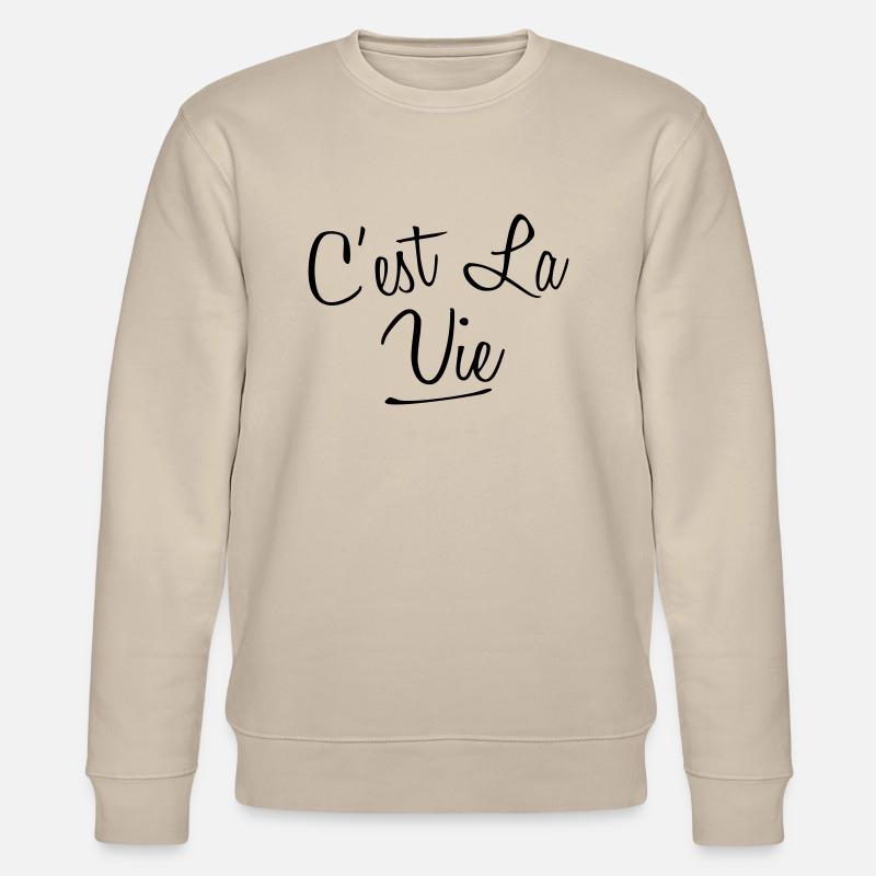 Cest La Vie - Stanley/Stella Unisex Bio-Sweatshirt CHANGER  - Beige