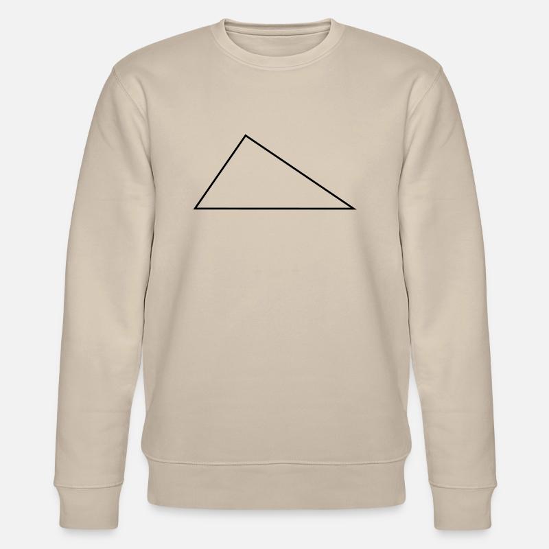 Right Triangle / / frame / / triangles - Stanley/Stella CHANGER Unisex Organic Sweatshirt - beige