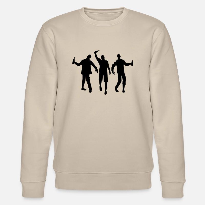 Drunk Zombies - Sweat bio CHANGER Stanley/Stella Unisexe - beige