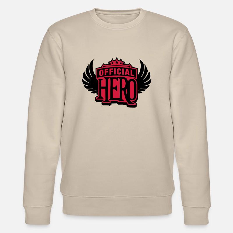 official_hero_je2 - Stanley/Stella Unisex Bio-Sweatshirt CHANGER  - Beige