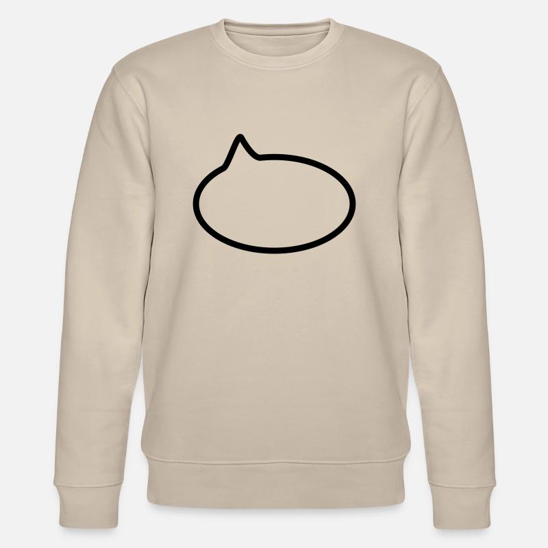 Ballon / / dessin animé / / dire / / déclaration - Sweat bio CHANGER Stanley/Stella Unisexe - beige