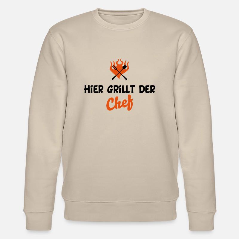 grillen - Stanley/Stella Unisex Bio-Sweatshirt CHANGER  - Beige