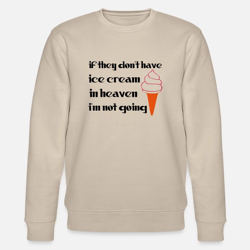 Ice Cream - Stanley/Stella Unisex Bio-Sweatshirt CHANGER  - Beige
