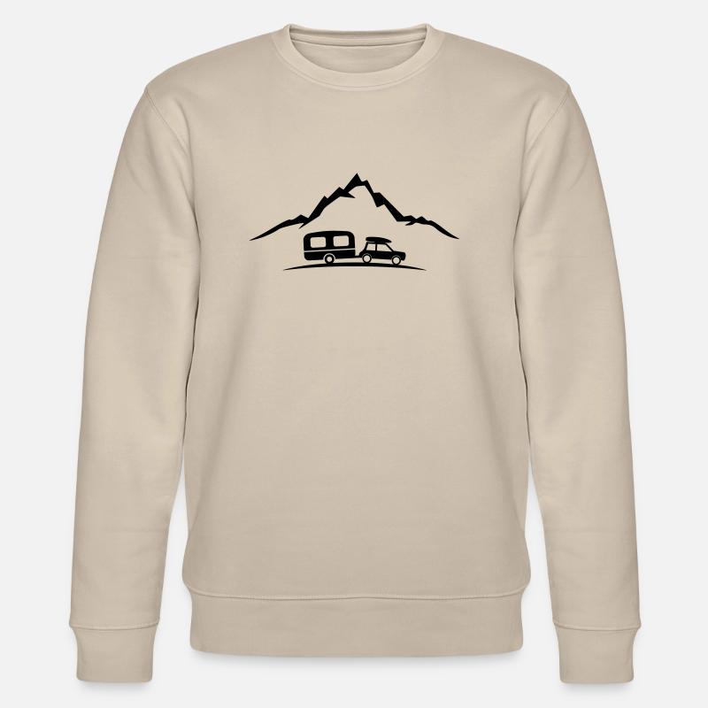 Reise - Auto Anhänger - Stanley/Stella Unisex Bio-Sweatshirt CHANGER  - Beige