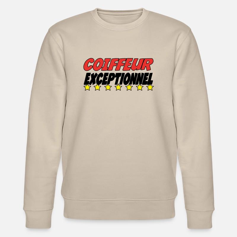 COIFFEUR exceptionnel - Sweat bio CHANGER Stanley/Stella Unisexe - beige
