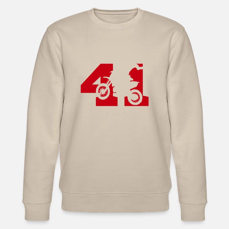 Moto 41 Biker - Stanley/Stella Unisex Bio-Sweatshirt CHANGER  - Beige