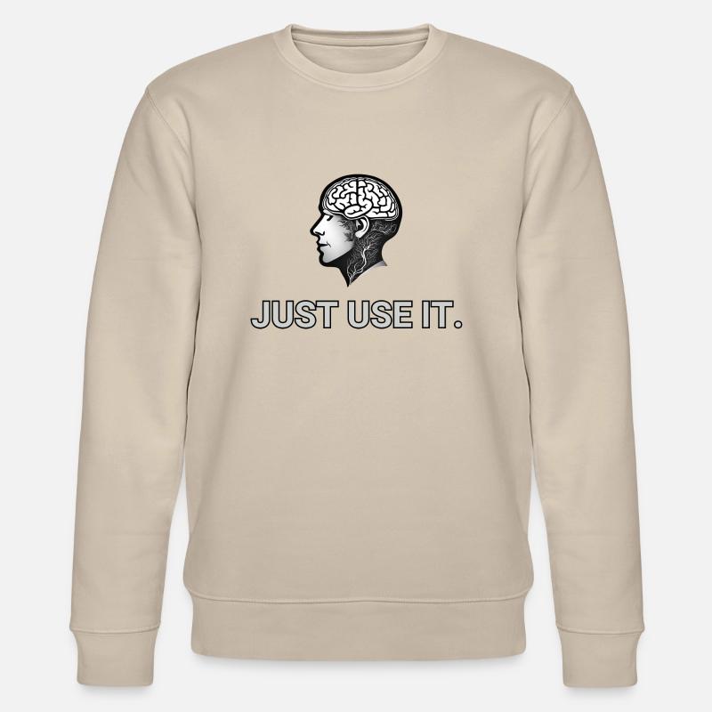 NUTZEN SIE ES EINFACH - Stanley/Stella Unisex Bio-Sweatshirt CHANGER - Beige