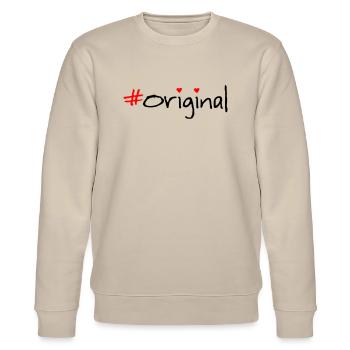 Original - Stanley/Stella Unisex Bio-Sweatshirt CHANGER  - Beige - Vorne - Nik (191cm) & Marisol (170cm)