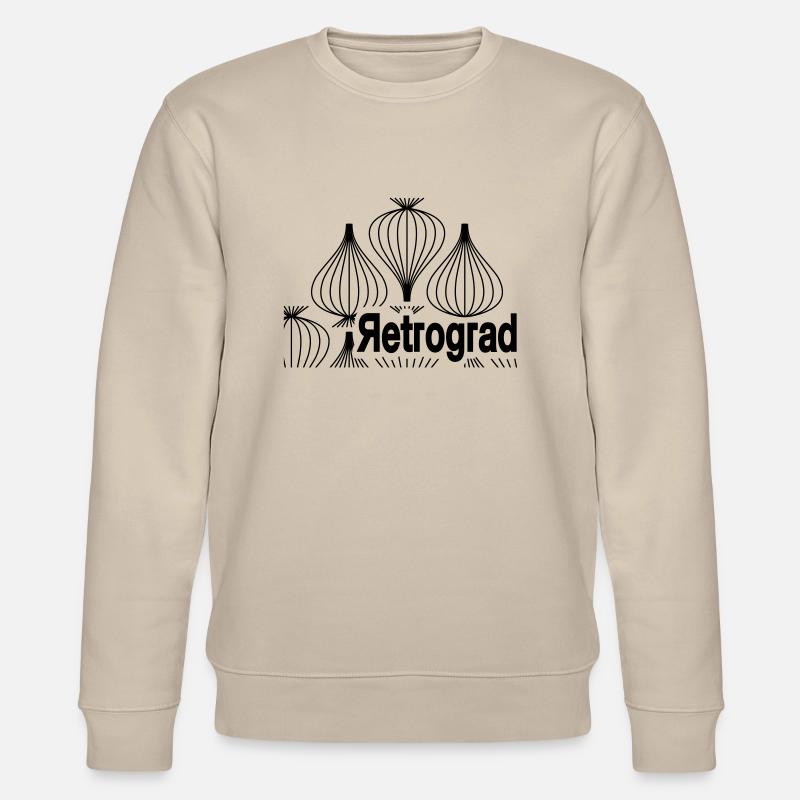 Retrograde - Onion - Design - Stanley/Stella CHANGER Unisex Organic Sweatshirt - beige