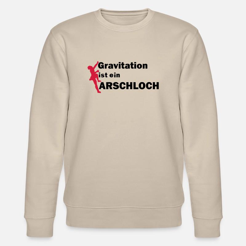 Connard gravitationnelle - Sweat bio CHANGER Stanley/Stella Unisexe - beige