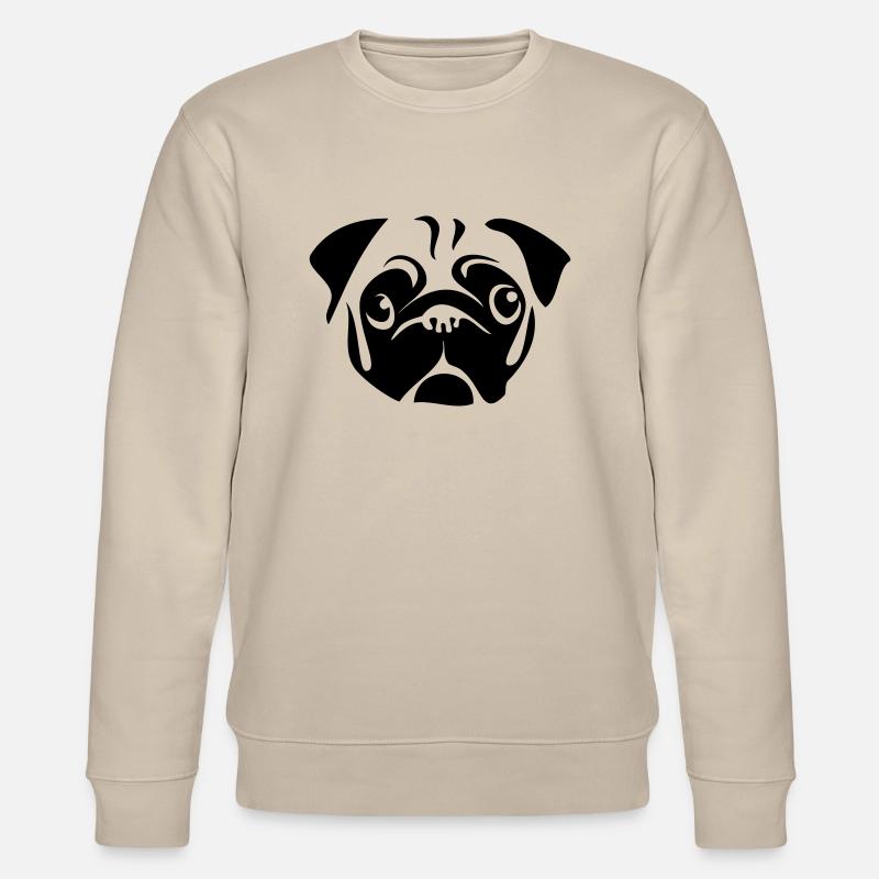 Mops - Stanley/Stella Unisex Bio-Sweatshirt CHANGER  - Beige