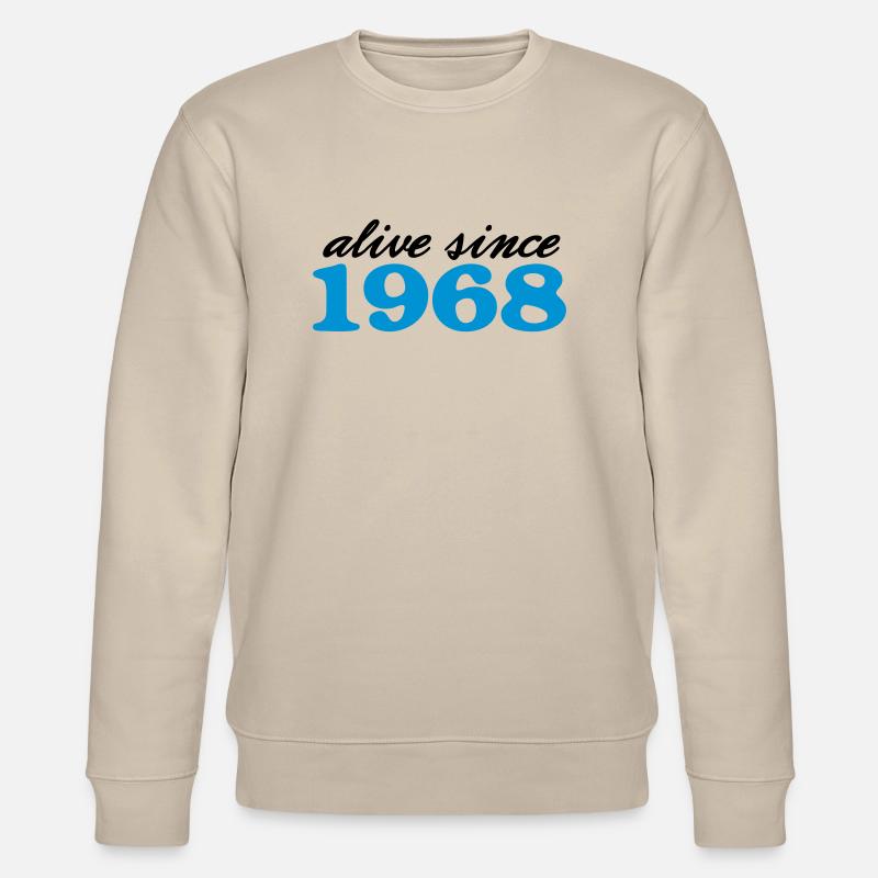 alive since 1968 - Stanley/Stella CHANGER Unisex Organic Sweatshirt - beige