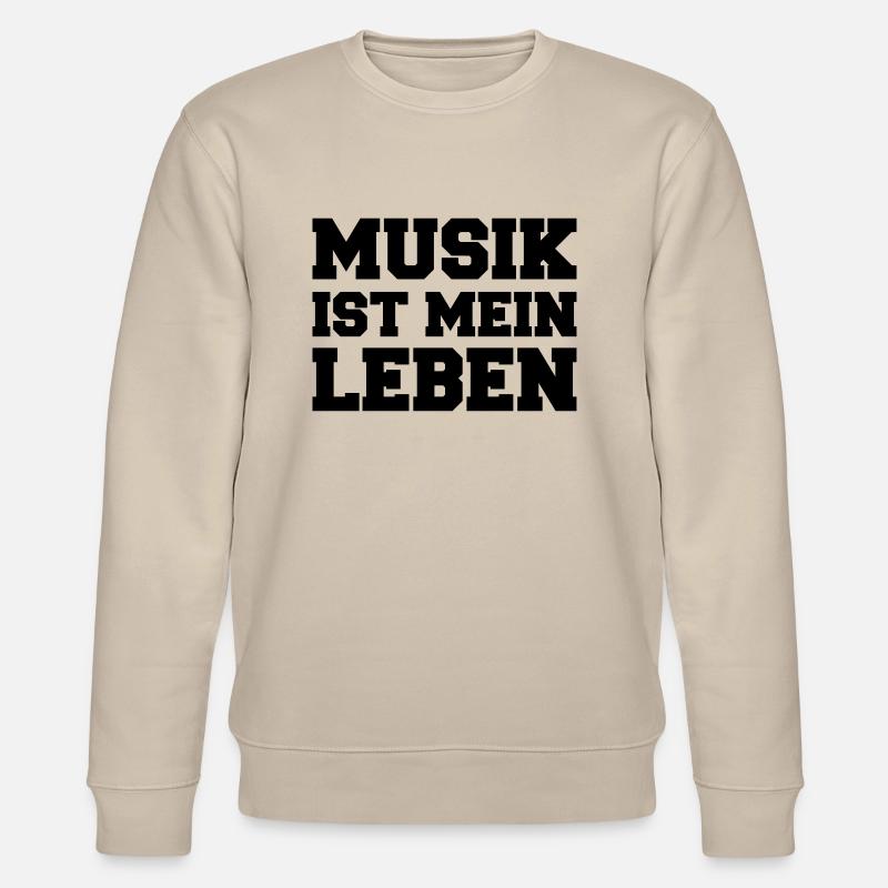 musik_ist_mein_leben - Stanley/Stella Unisex Bio-Sweatshirt CHANGER  - Beige