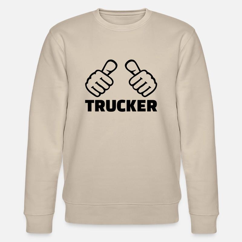 Trucker - Sweat bio CHANGER Stanley/Stella Unisexe - beige
