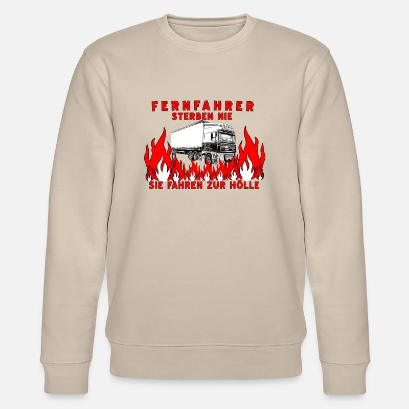 Fernfahrer - Stanley/Stella Unisex Bio-Sweatshirt CHANGER  - Beige