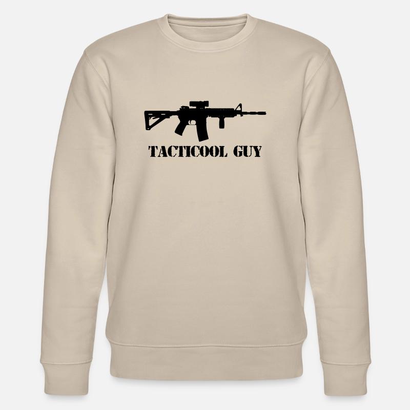 tacticool guy ar15 - Stanley/Stella Unisex Bio-Sweatshirt CHANGER  - Beige
