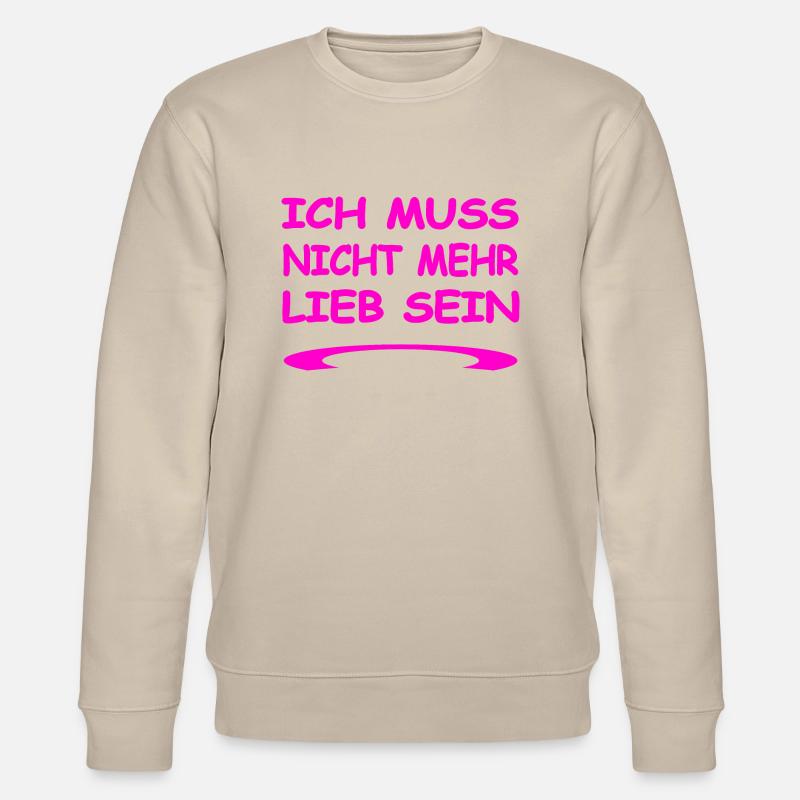 Liebe - Stanley/Stella Unisex Bio-Sweatshirt CHANGER  - Beige
