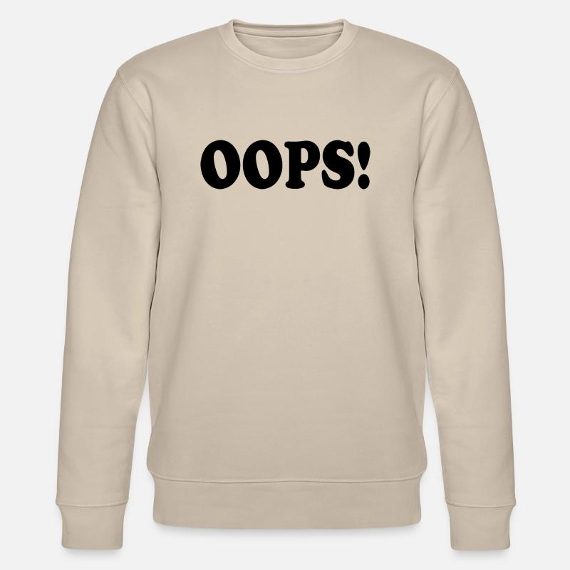 Oops - Stanley/Stella Unisex Bio-Sweatshirt CHANGER  - Beige