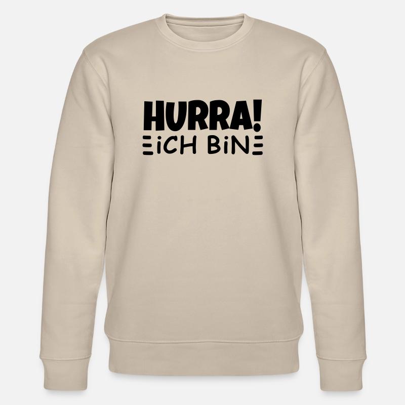 Hourra, je suis (pour ajouter) - Sweat bio CHANGER Stanley/Stella Unisexe - beige