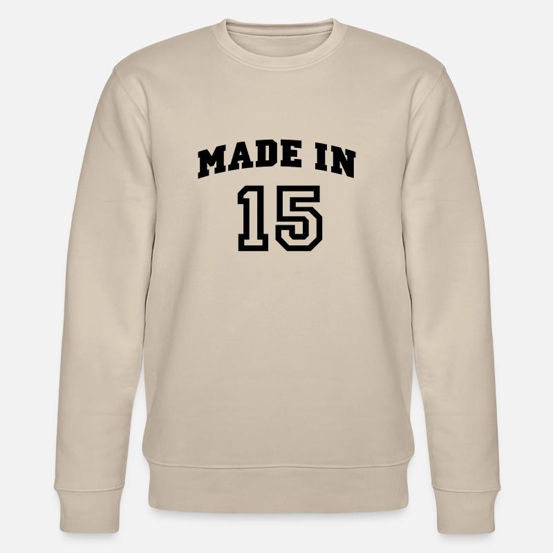 mp_madein15a - Stanley/Stella Unisex Bio-Sweatshirt CHANGER  - Beige