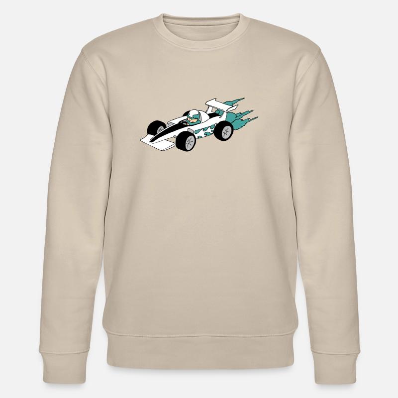 Formula Race car - Stanley/Stella Unisex Bio-Sweatshirt CHANGER  - Beige