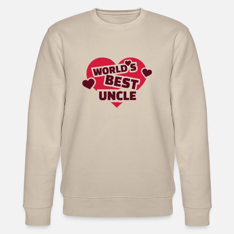 World's best uncle - Sweat bio CHANGER Stanley/Stella Unisexe - beige