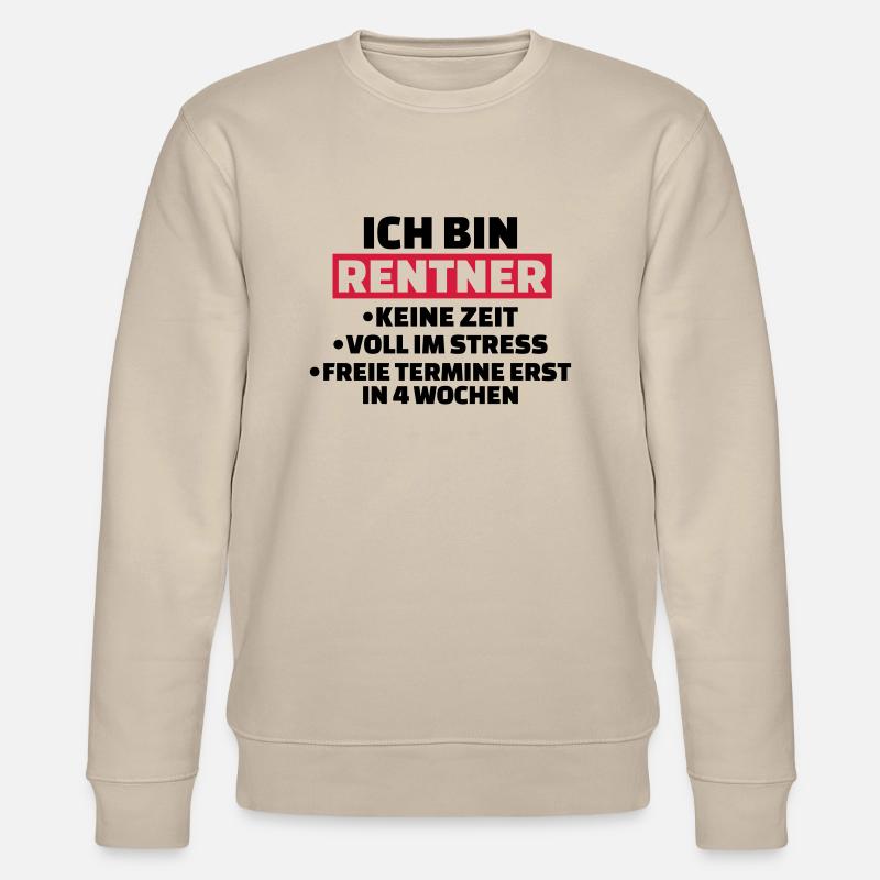 Rentner - Stanley/Stella Unisex Bio-Sweatshirt CHANGER  - Beige