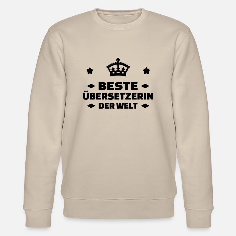 Übersetzer / Übersetzerin / Übersetzung / - Stanley/Stella Unisex Bio-Sweatshirt CHANGER  - Beige