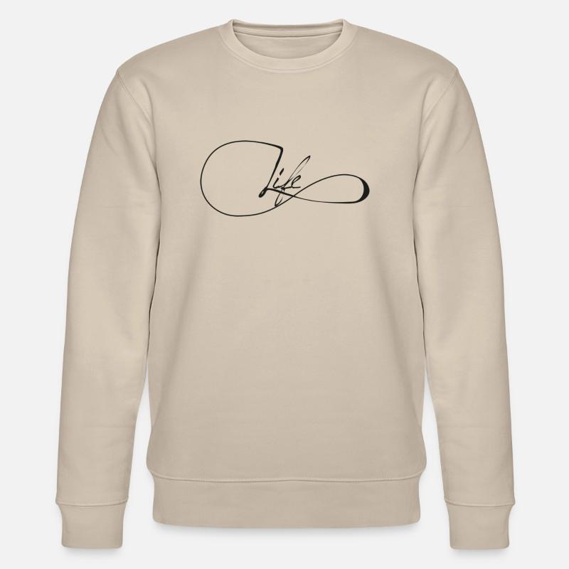 Infinity Life - Stanley/Stella Unisex Bio-Sweatshirt CHANGER  - Beige