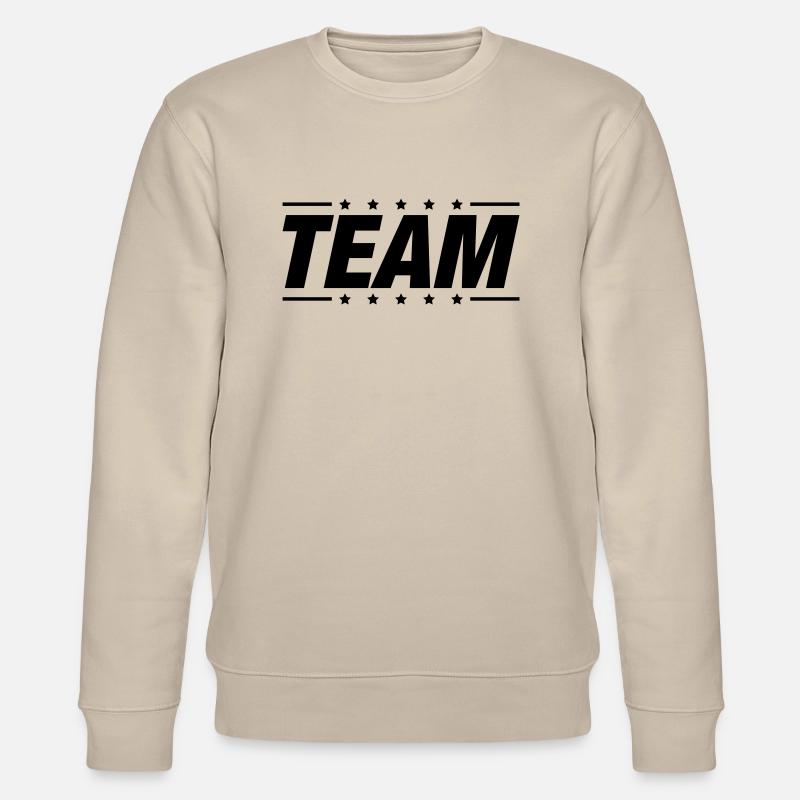 team_design_qu1 - Stanley/Stella Unisex Bio-Sweatshirt CHANGER  - Beige